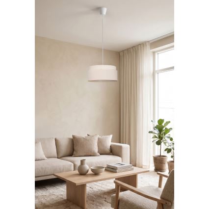 Brilagi - Пендант на кабел PADOVA 1xE27/60W/230V Ø 40 cm, кремав