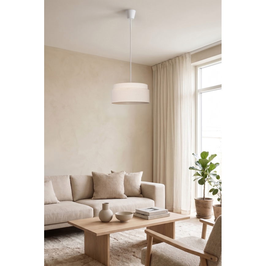 Brilagi - Пендант на кабел PADOVA 1xE27/60W/230V Ø 40 cm, кремав