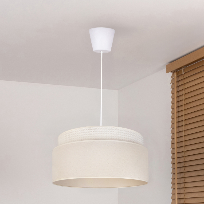 Brilagi - Пендант на кабел PADOVA 1xE27/60W/230V Ø 40 cm, кремав