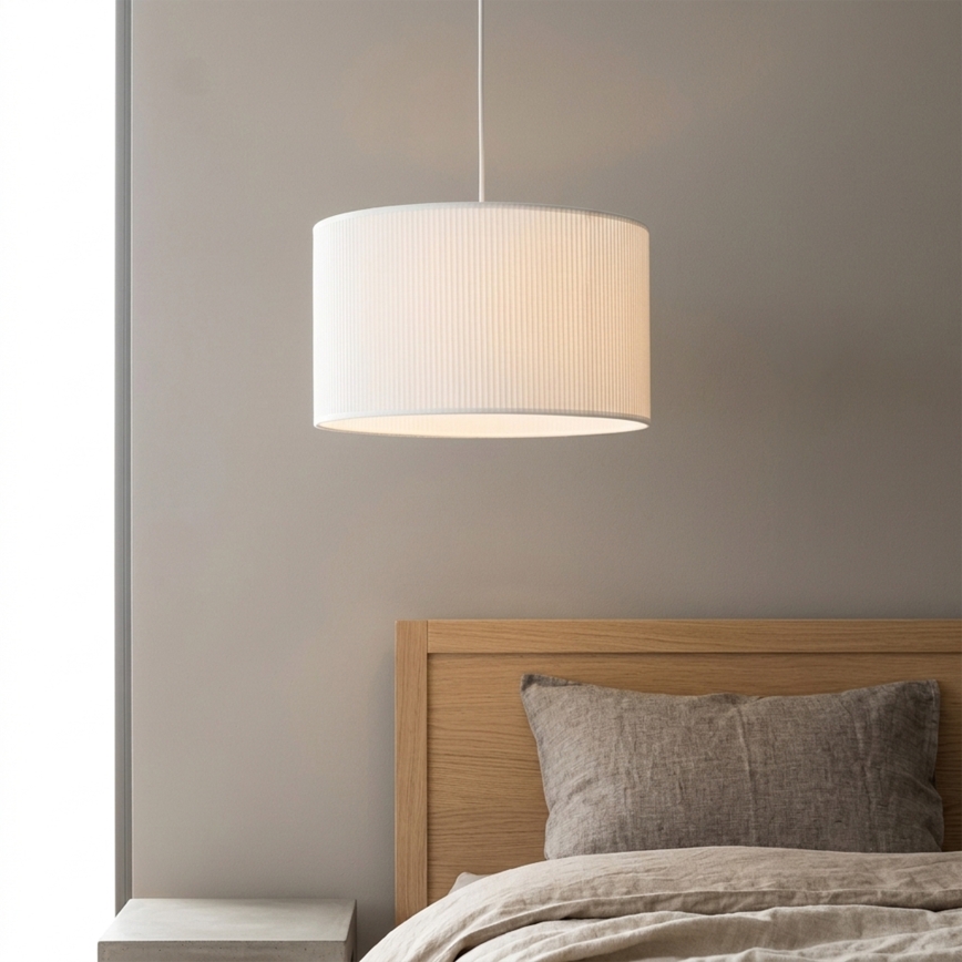 Brilagi - Пендант на кабел SIRIJA MODERN 1xE27/60W/230V Ø 35 см бял