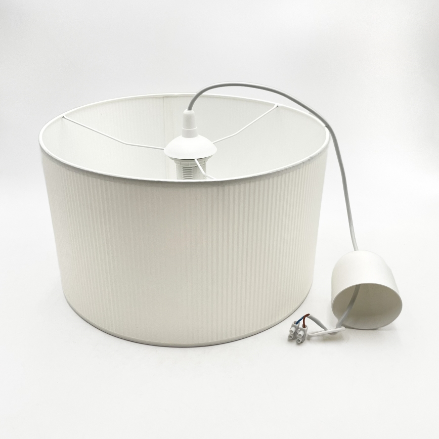 Brilagi - Пендант на кабел SIRIJA MODERN 1xE27/60W/230V Ø 35 см бял