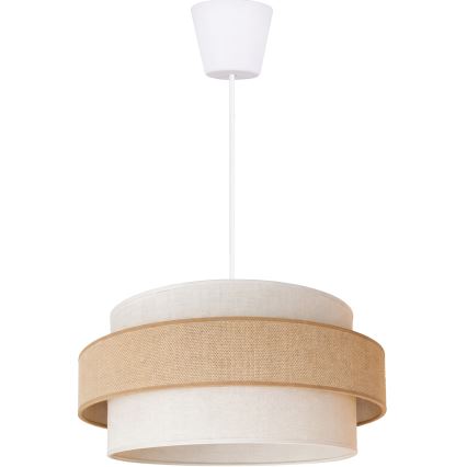 Brilagi - Пендант на кабел SPACE, 1xE27/60W/230V, Ø 40 cm, бежово/кремаво