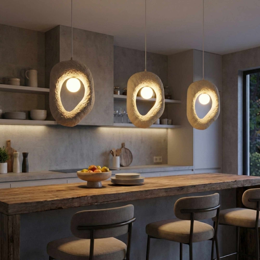 Brilagi - Пендант на кабел WABI SABI 1xE27/40W/230V кремав