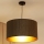 Brilagi - Пендел BOSTON ROLLER 1xE27/15W/230V Ø 45 см слама кафяв/златист