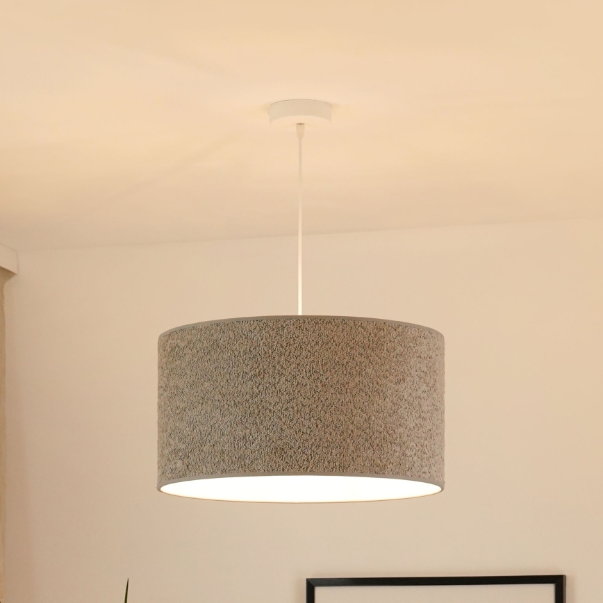 Brilagi - Пендел BOUCLE ROLLER 1xE27/15W/230V Ø 45 см сив