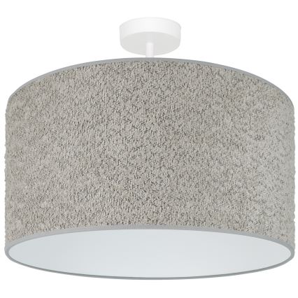 Brilagi - Пендел BOUCLE ROLLER 1xE27/15W/230V Ø 45 см сив
