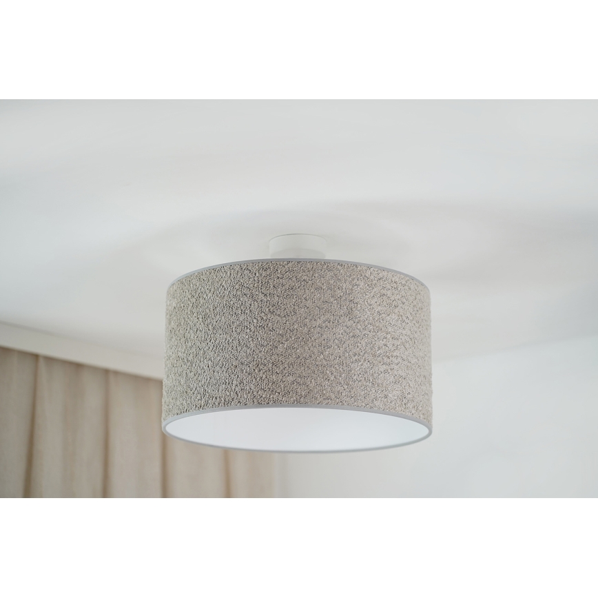 Brilagi - Пендел BOUCLE ROLLER 1xE27/15W/230V Ø 45 см сив