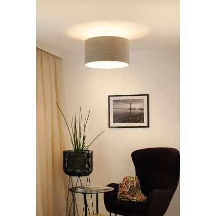 Brilagi - Пендел BOUCLE ROLLER 1xE27/15W/230V Ø 45 см сив