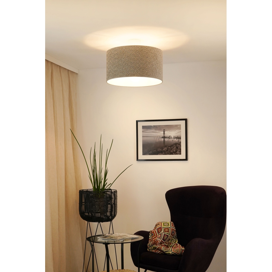 Brilagi - Пендел BOUCLE ROLLER 1xE27/15W/230V Ø 45 см сив