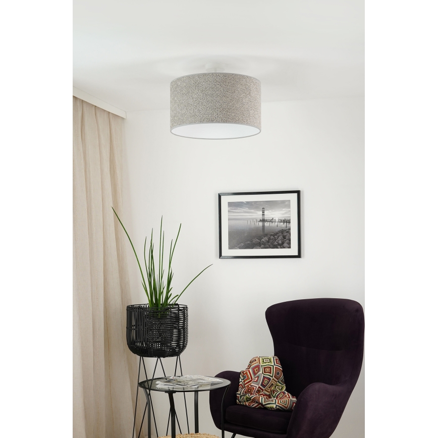 Brilagi - Пендел BOUCLE ROLLER 1xE27/15W/230V Ø 45 см сив