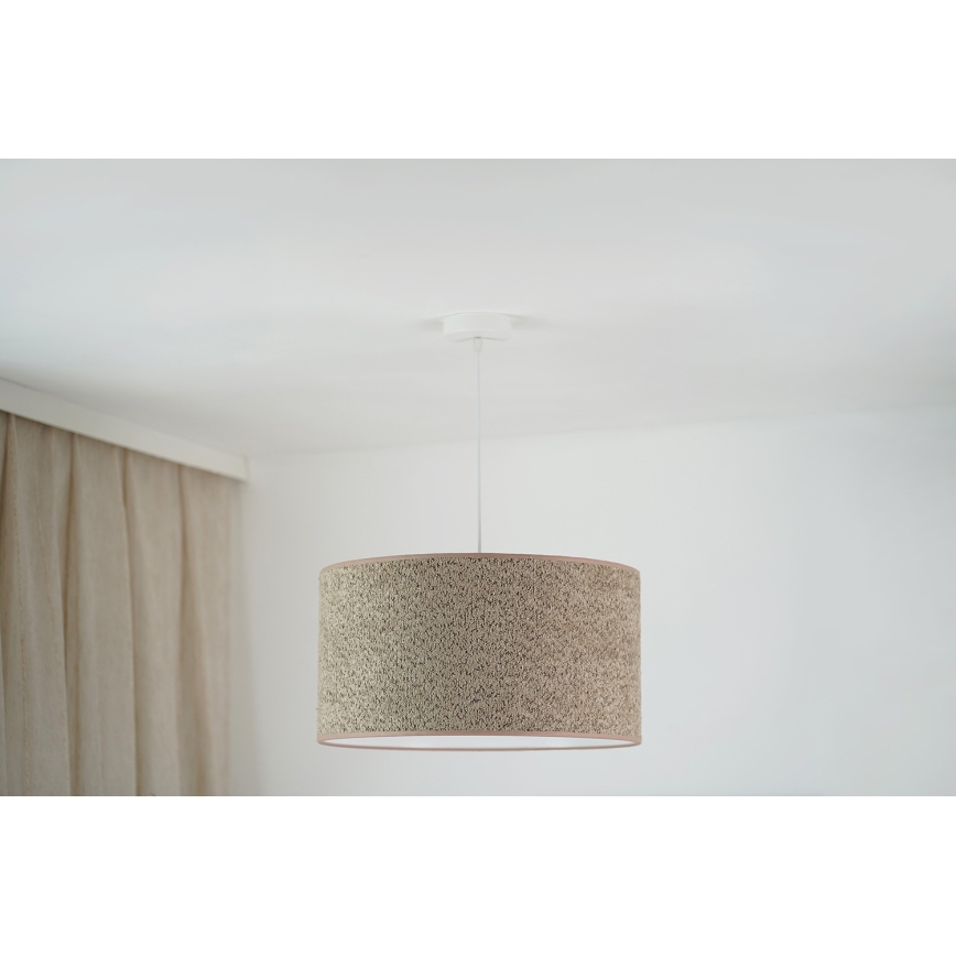 Brilagi - Пендел BOUCLE ROLLER 1xE27/15W/230V Ø 45 см кафяв