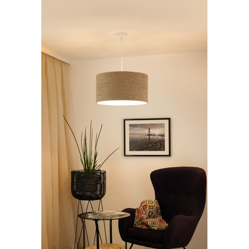 Brilagi - Пендел BOUCLE ROLLER 1xE27/15W/230V Ø 45 см кафяв