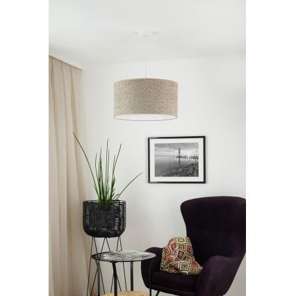 Brilagi - Пендел BOUCLE ROLLER 1xE27/15W/230V Ø 45 см кафяв