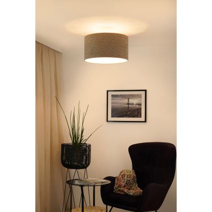 Brilagi - Пендел BOUCLE ROLLER 1xE27/15W/230V Ø 45 см кафяв