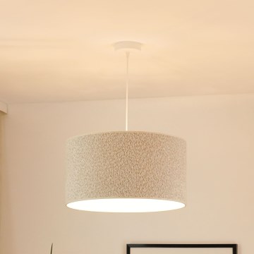 Brilagi - Пендел BOUCLE ROLLER 1xE27/15W/230V Ø 45 см кремав