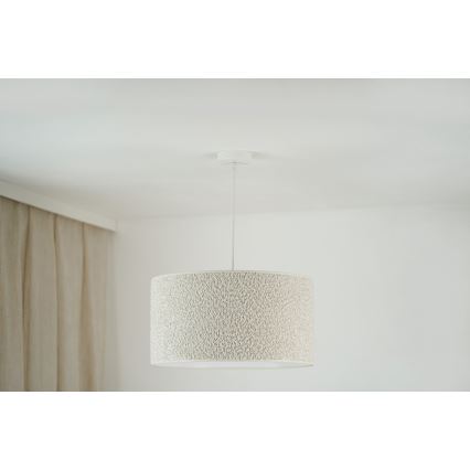 Brilagi - Пендел BOUCLE ROLLER 1xE27/15W/230V Ø 45 см кремав