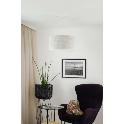 Brilagi - Пендел BOUCLE ROLLER 1xE27/15W/230V Ø 45 см кремав
