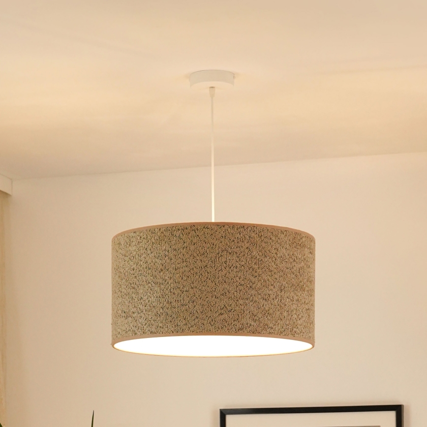 Brilagi - Пендел BOUCLE ROLLER 1xE27/15W/230V Ø 50 см кафяв