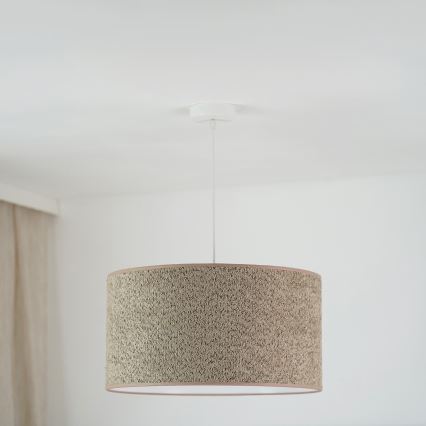 Brilagi - Пендел BOUCLE ROLLER 1xE27/15W/230V Ø 50 см кафяв