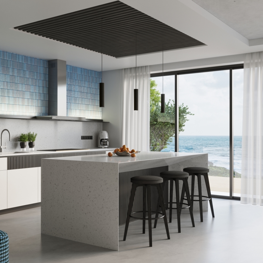 Brilagi - Пендел CRESTO 1xGU10/10W/230V черен