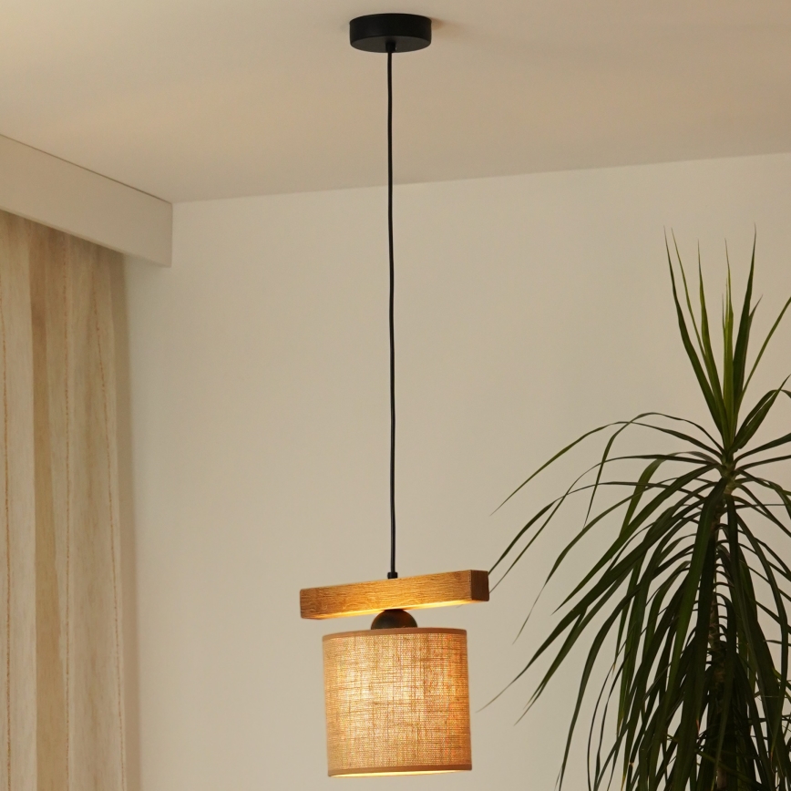 Brilagi - Пендел FOREST 1xE27/15W/230V бор/кафяв/черен
