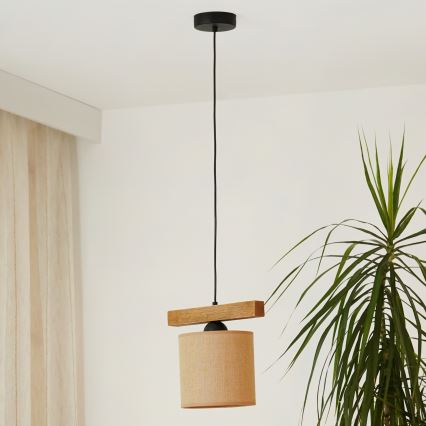 Brilagi - Пендел FOREST 1xE27/15W/230V бор/кафяв/черен