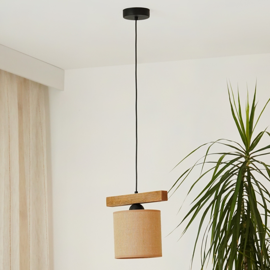 Brilagi - Пендел FOREST 1xE27/15W/230V бор/кафяв/черен
