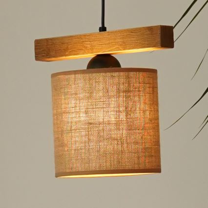 Brilagi - Пендел FOREST 1xE27/15W/230V бор/кафяв/черен