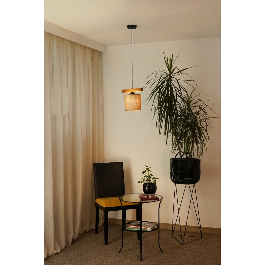 Brilagi - Пендел FOREST 1xE27/15W/230V бор/кафяв/черен