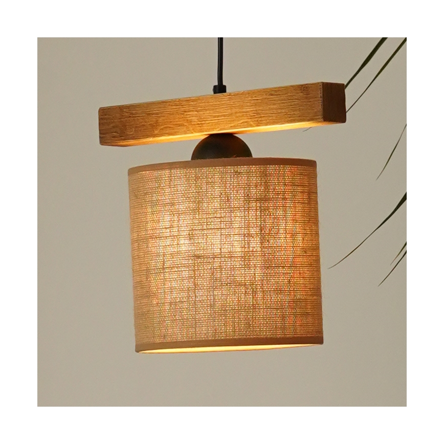 Brilagi - Пендел FOREST 1xE27/15W/230V бор/кафяв/черен