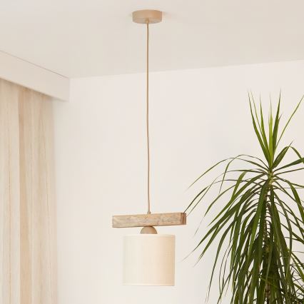 Brilagi - Пендел FOREST 1xE27/15W/230V бор/кафяв/кремав