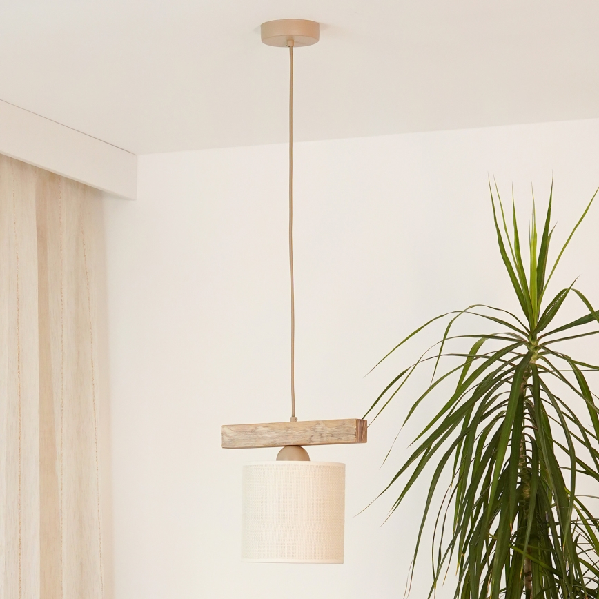 Brilagi - Пендел FOREST 1xE27/15W/230V бор/кафяв/кремав