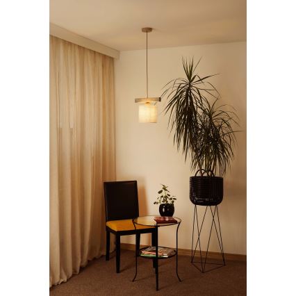 Brilagi - Пендел FOREST 1xE27/15W/230V бор/кафяв/кремав