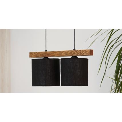 Brilagi - Пендел FOREST 2xE27/15W/230V бор/черен