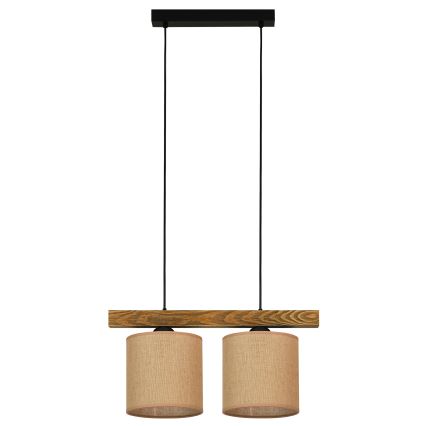 Brilagi - Пендел FOREST 2xE27/15W/230V бор/кафяв/черен