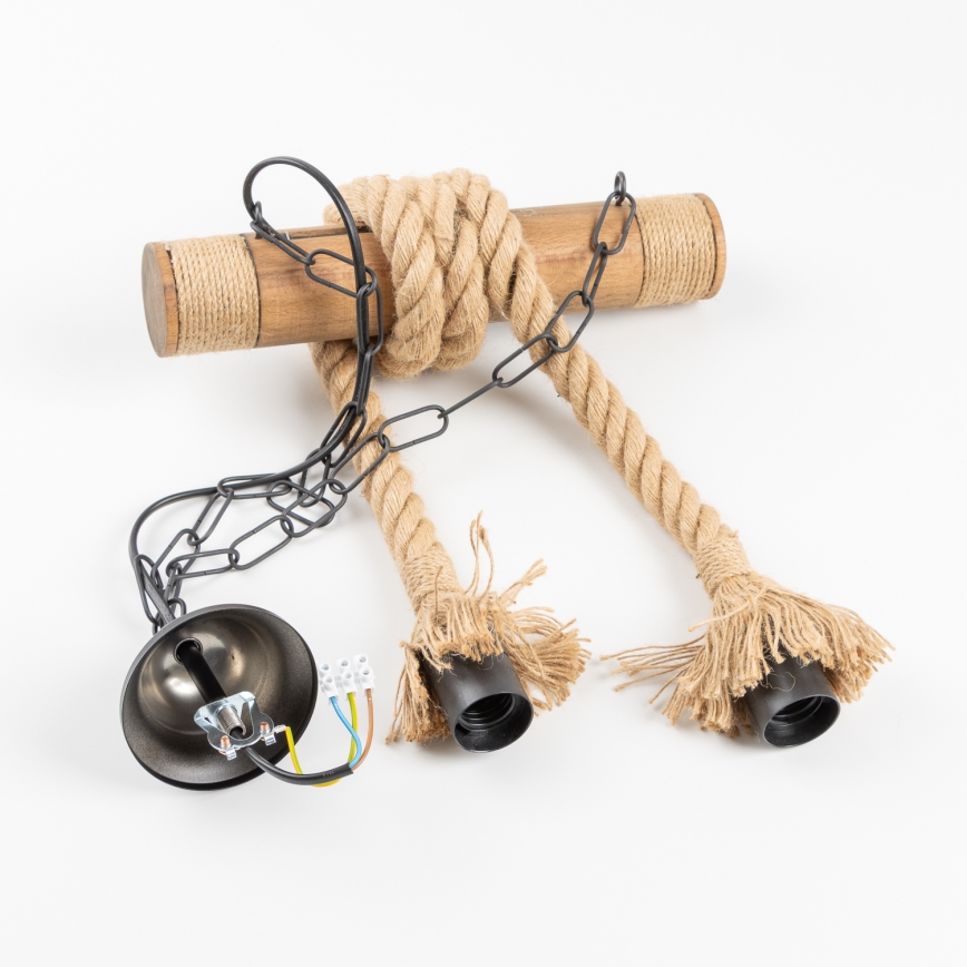 Brilagi - Пендел KOS 2xE27/60W/230V бук