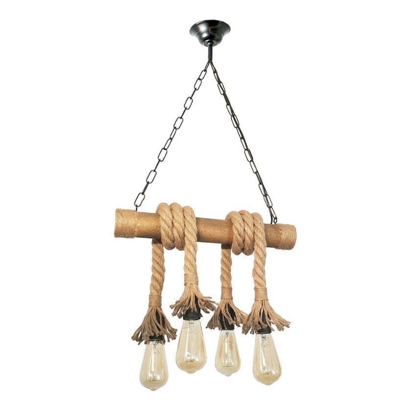 Brilagi - Пендел KOS 4xE27/60W/230V бук