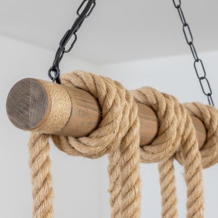 Brilagi - Пендел KOS 6xE27/60W/230V бук