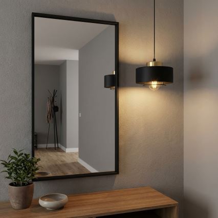 Brilagi - Пендел на кабел 1xE27/60W/230V, Ø 20 см, черен/златист