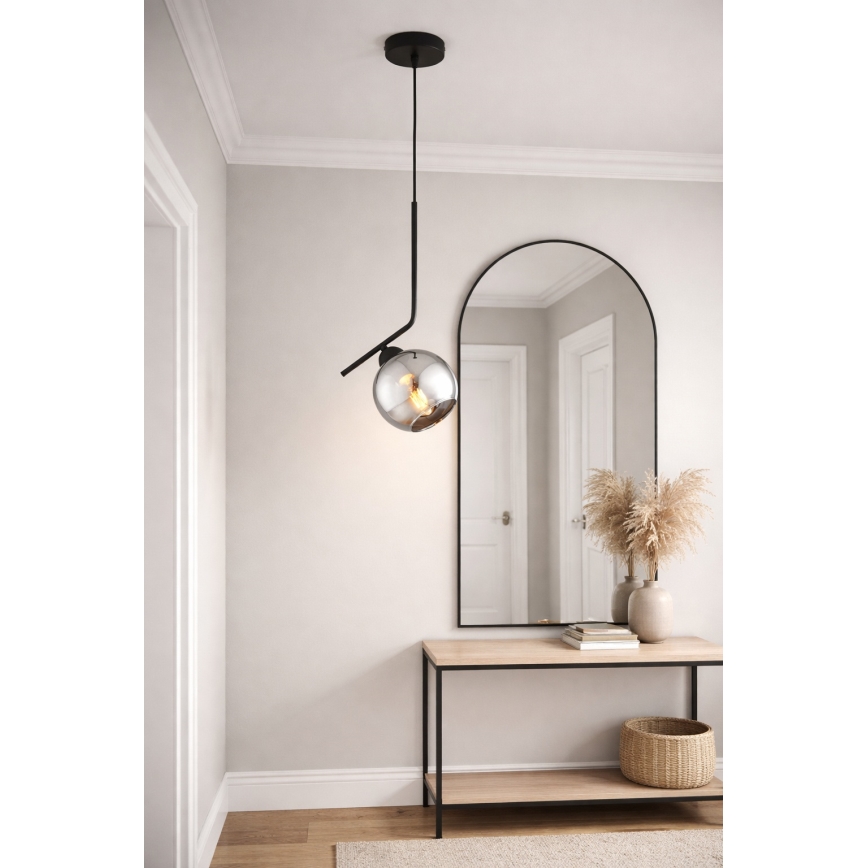 Brilagi - Пендел на кабел DIOR 1xE27/60W/230V черен/димно сив