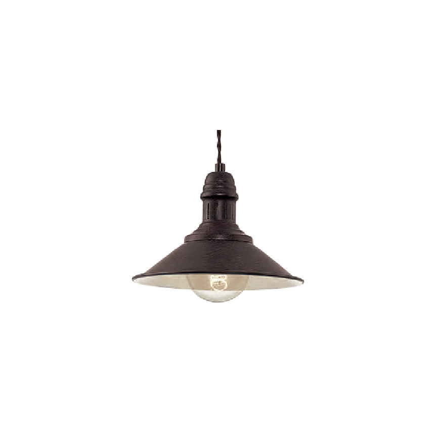 Brilagi - Пендел на кабел FORGE 1xE27/60W/230V Ø 22 см кафяв