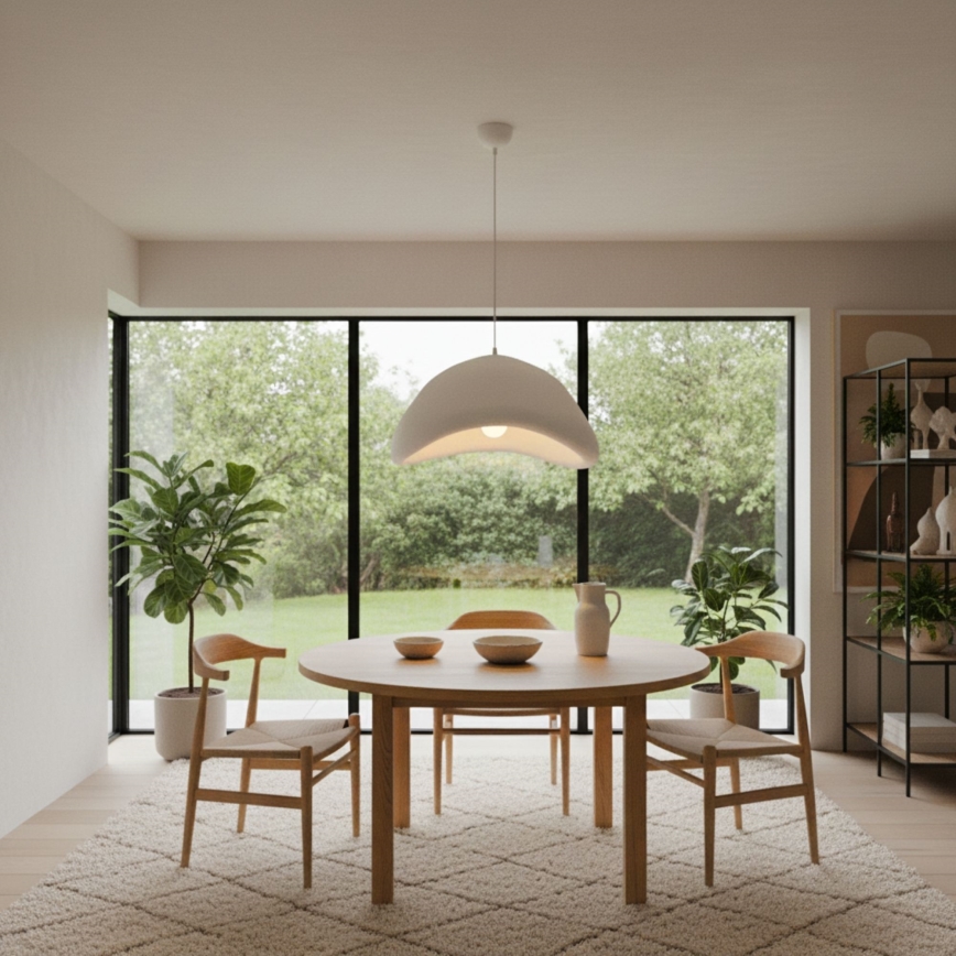 Brilagi - Пендел на кабел LUNA 1xE27/40W/230V Ø 52 см бял