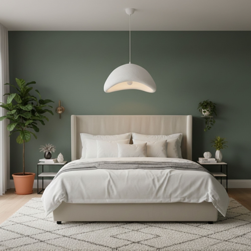 Brilagi - Пендел на кабел LUNA 1xE27/40W/230V Ø 52 см бял