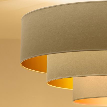 Brilagi - Пендел на кабел LUNETA 1xE27/60W/230V Ø 40 см кремав/златист