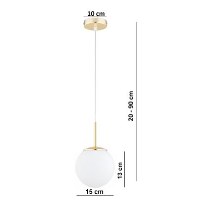 Brilagi - Пендел на кабел MILO 1xE27/60W/230V златист