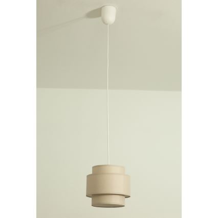 Brilagi - Пендел на кабел RESNA 1xE27/60W/230V Ø 20 cm бежов