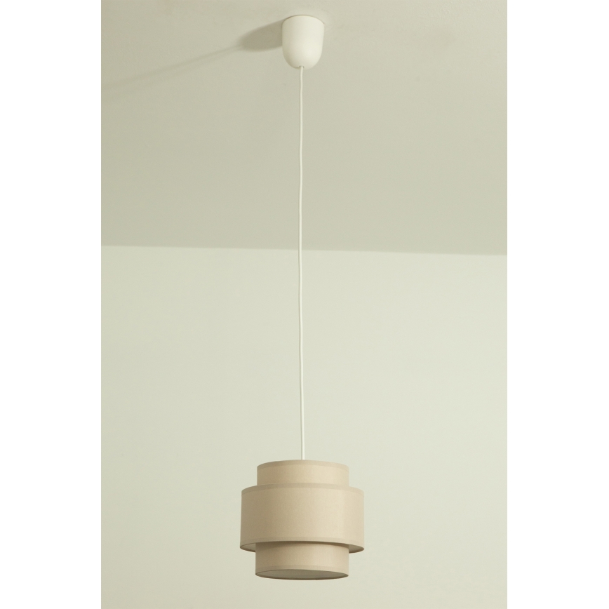 Brilagi - Пендел на кабел RESNA 1xE27/60W/230V Ø 20 cm бежов