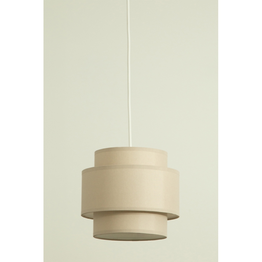 Brilagi - Пендел на кабел RESNA 1xE27/60W/230V Ø 20 cm бежов