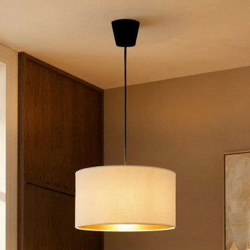 Brilagi - Пендел на кабел VELVET 1xE27/60W/230V Ø 40 см кремав/златист