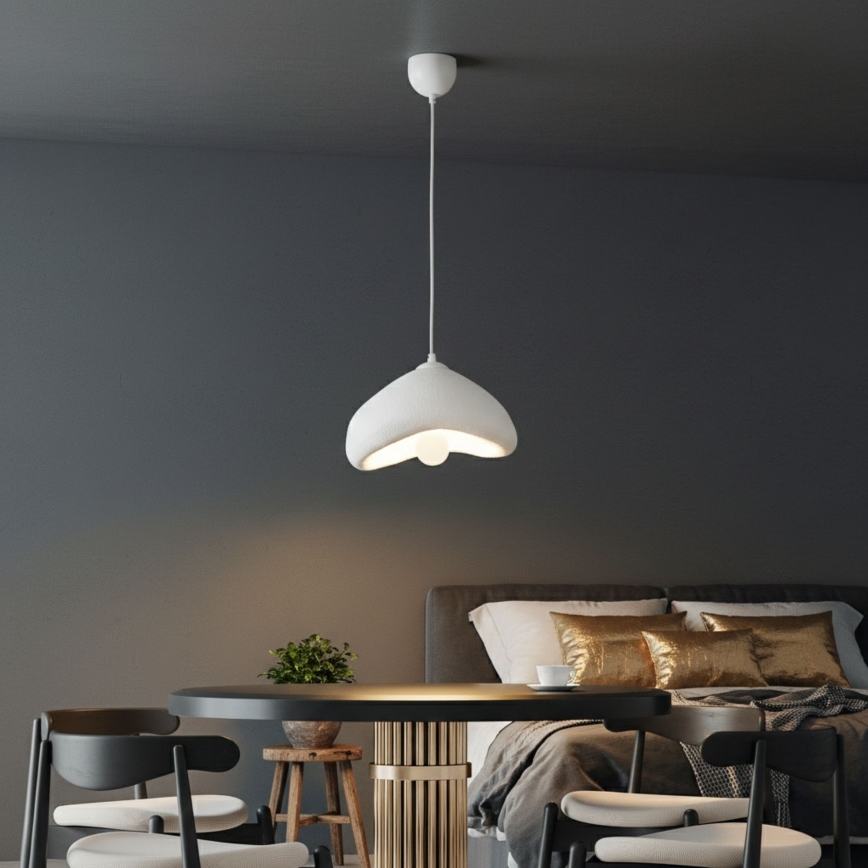 Brilagi - Пендел на кабел WABI SABI 1xE27/40W/230V диам. 30 см бял